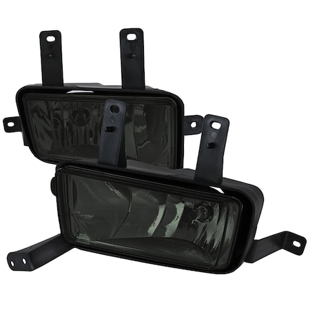 Spec-D Tuning 15-Up GMC Tahoe Smoke Fog Lights With Wiring LF-TAH15GOEM-HZ